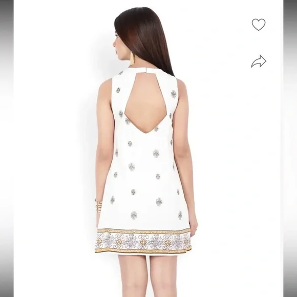 Forever 21 Off White Sleeveless A-Line Sundress - Picture 2 of 13